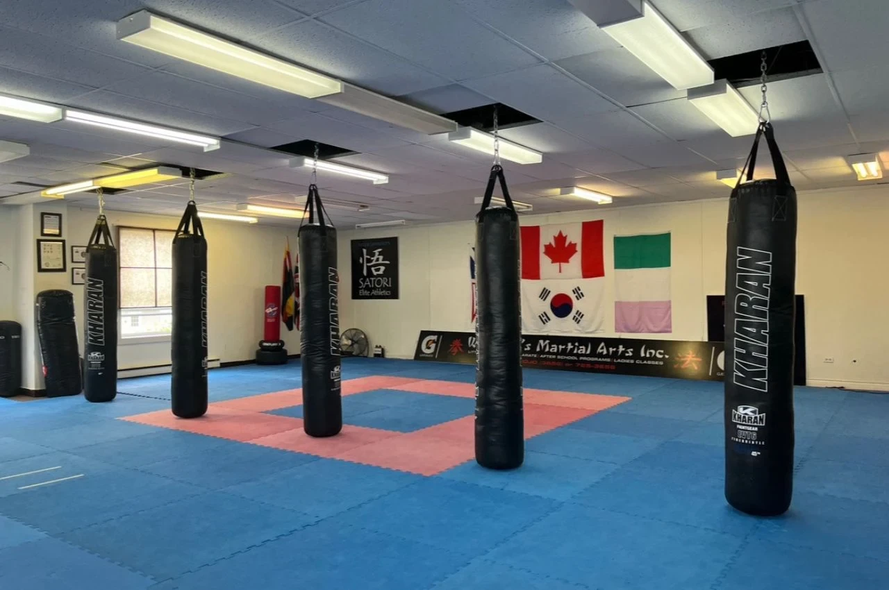 Students training at Wiseman's Martial Arts