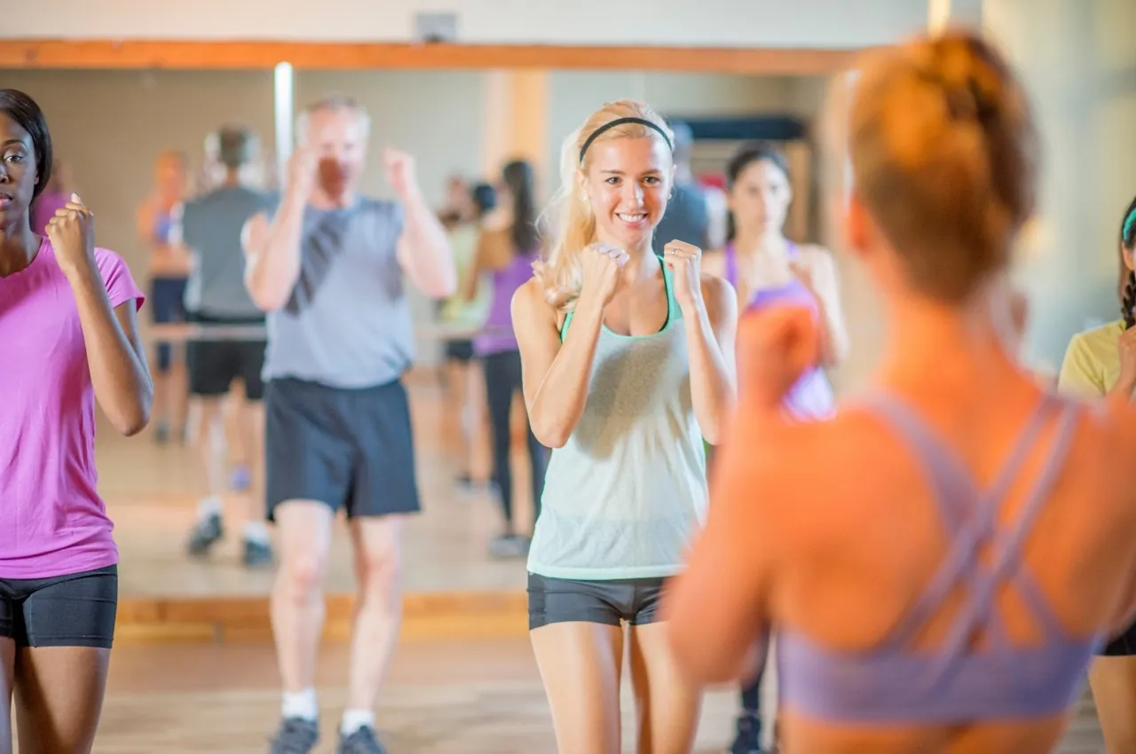 Kickboxing self-defense training at Wiseman's Martial Arts