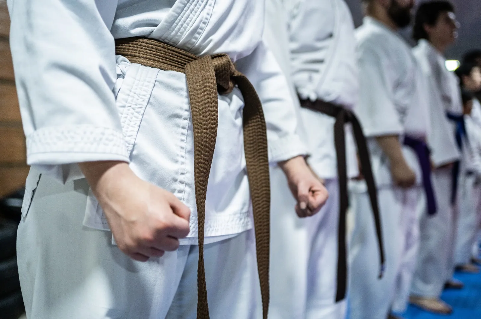 Karate training at Wiseman's Martial Arts