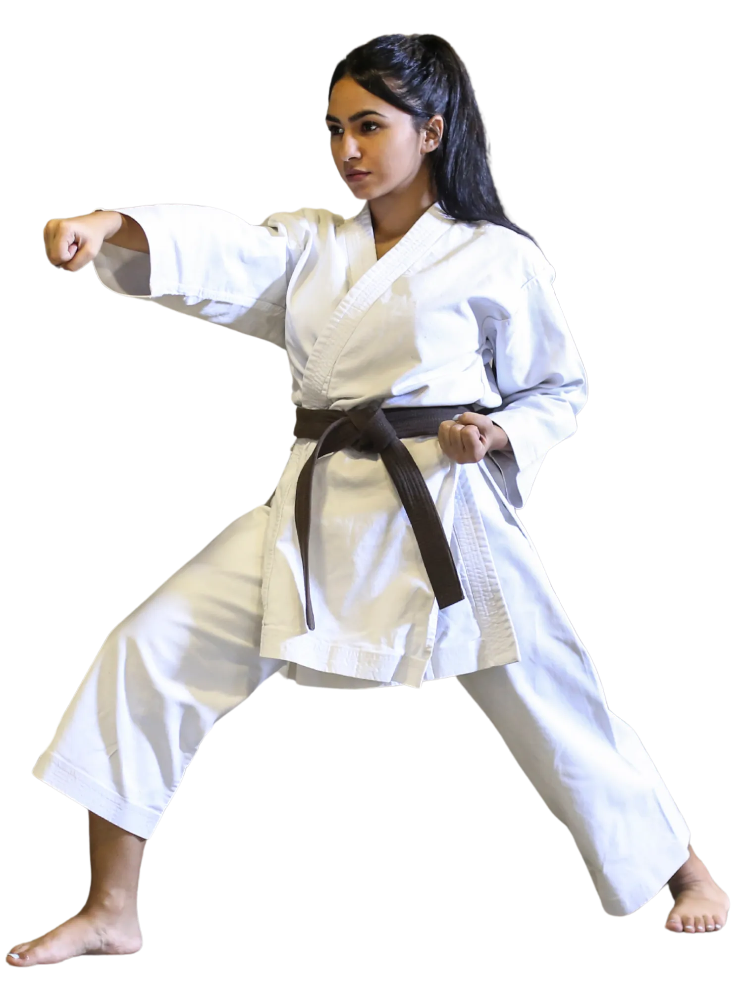 Karate student